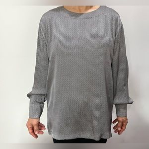 Escada patterned silk blouse